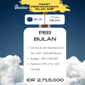 Paket Perpanjangan Iklan AMP Blue 1 Bulan