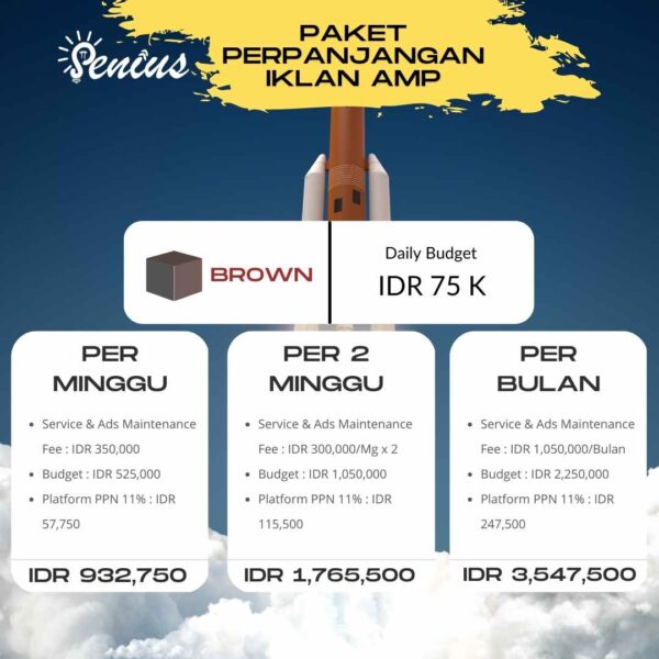 Paket Perpanjangan Iklan AMP [Retention] - BROWN