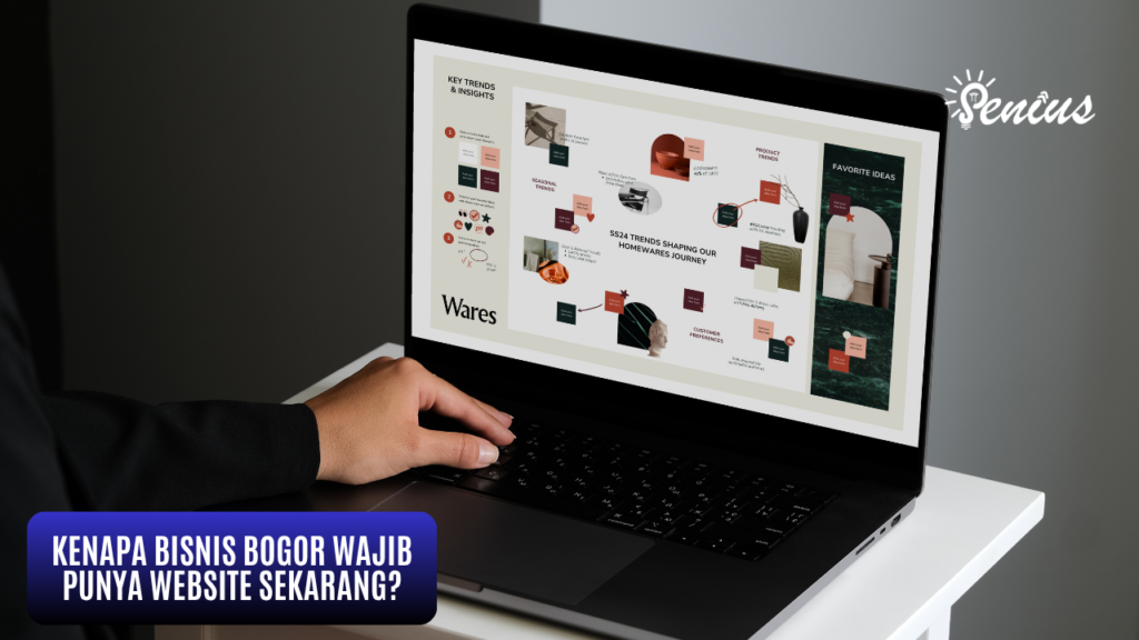 Editor WordPress menampilkan artikel jasa pembuatan website Bogor dengan judul KENAPA BISNIS BOGOR WAJIB PUNYA WEBSITE SEKARANG