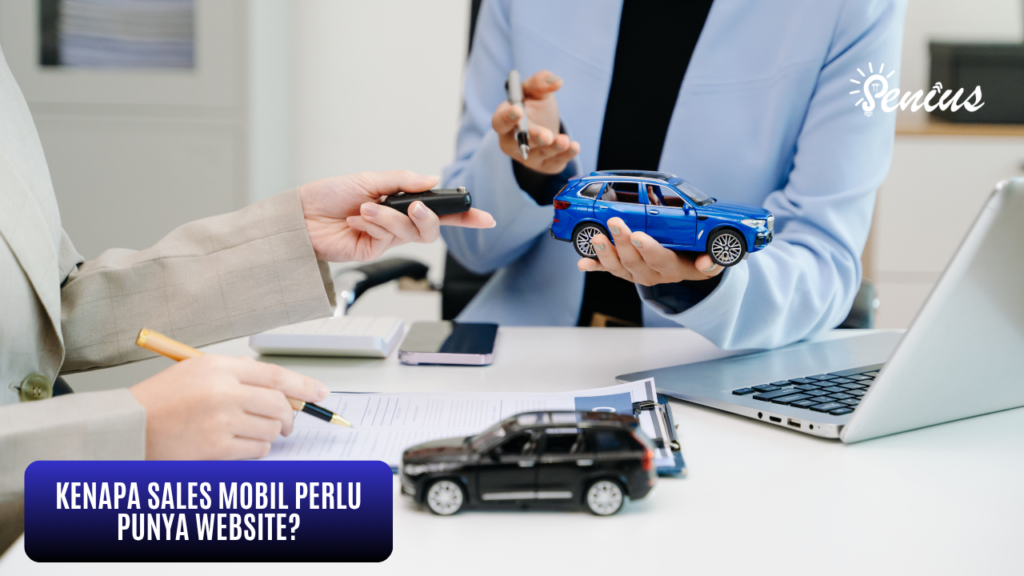 Proses pembuatan konten untuk jasa pembuatan website sales mobil