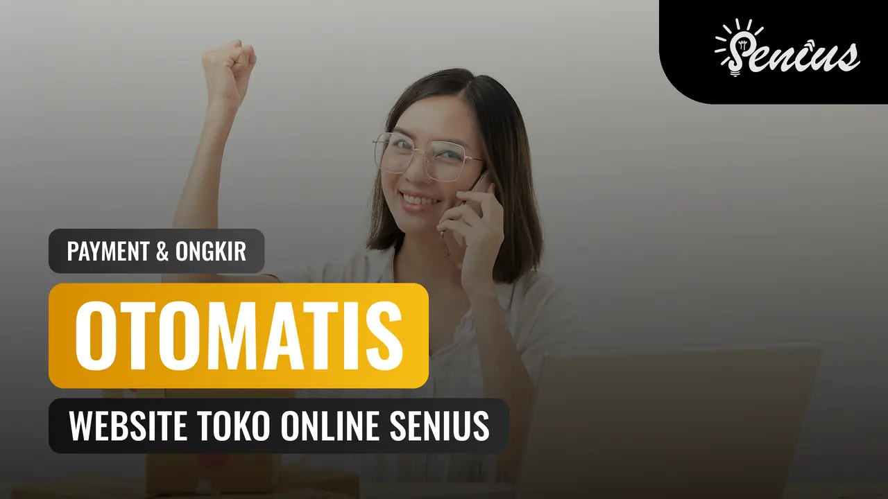Ilustrasi pemilik usaha menerima pembayaran dari website toko online